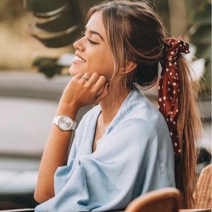 BOGO FREE Red Polka Dot Hair Scarf